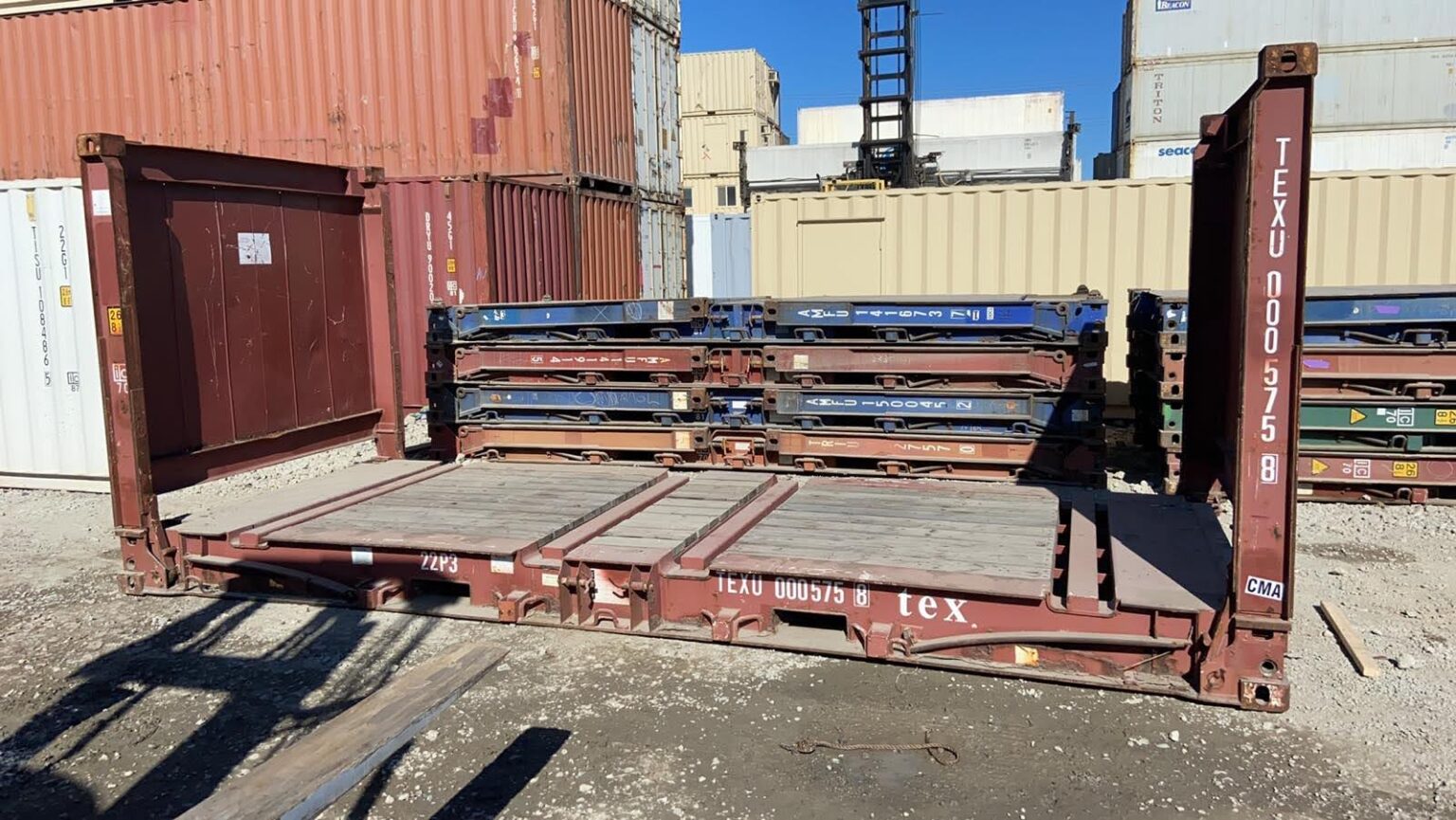 20ft Flat Rack Container for Sale Near Me - Shipping Containers